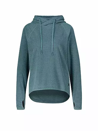 MERU | Giacca in pile da donna con cappuccio Calais | petrol